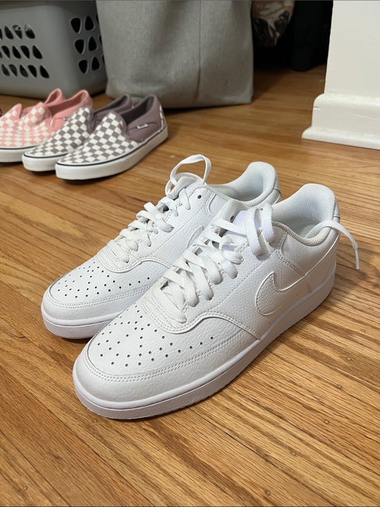 Nike Shoes - NWOT Nike Court Vision White Low-Top Sneakers